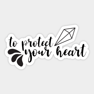 Camsten "To Protect Your Heart" Sticker